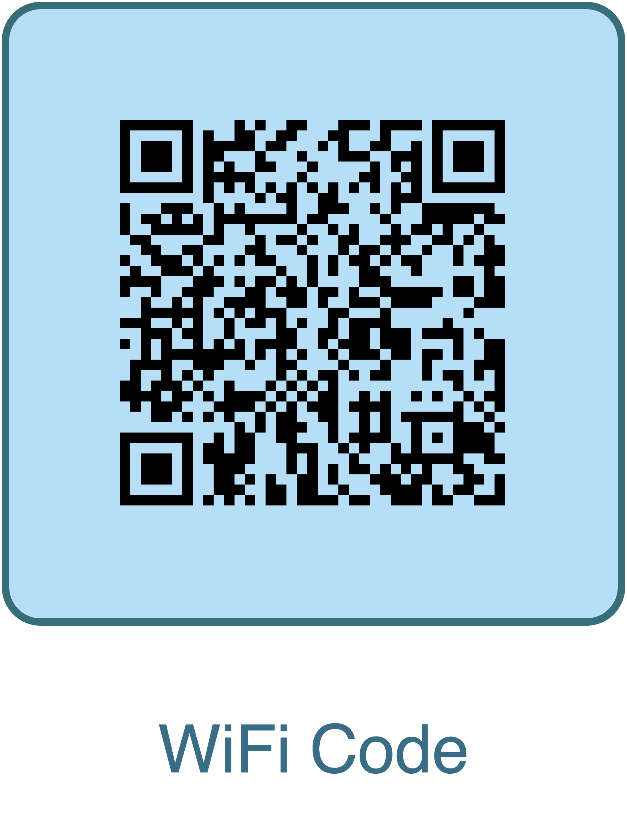 Wi-Fi QR Code